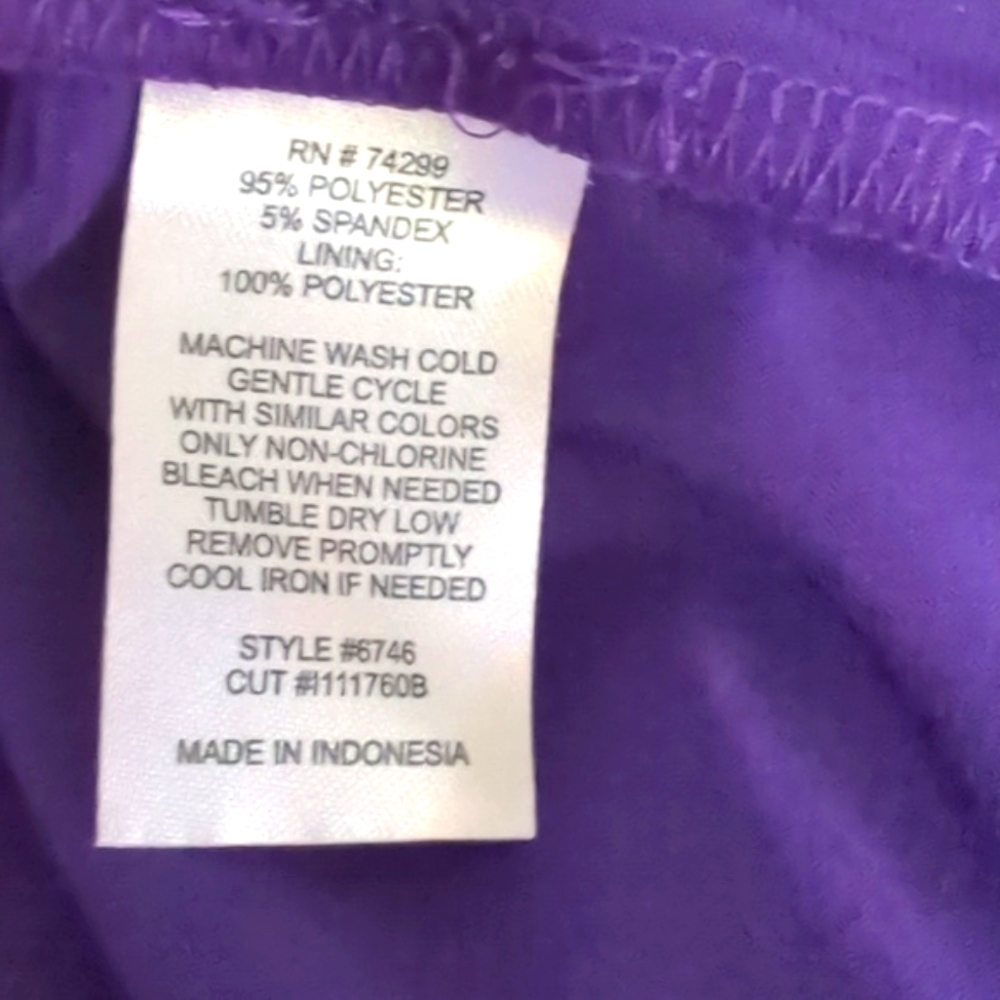 Enfocus Studio Purple Ruffle Midi Dress Size 16 - Picture 10 of 12